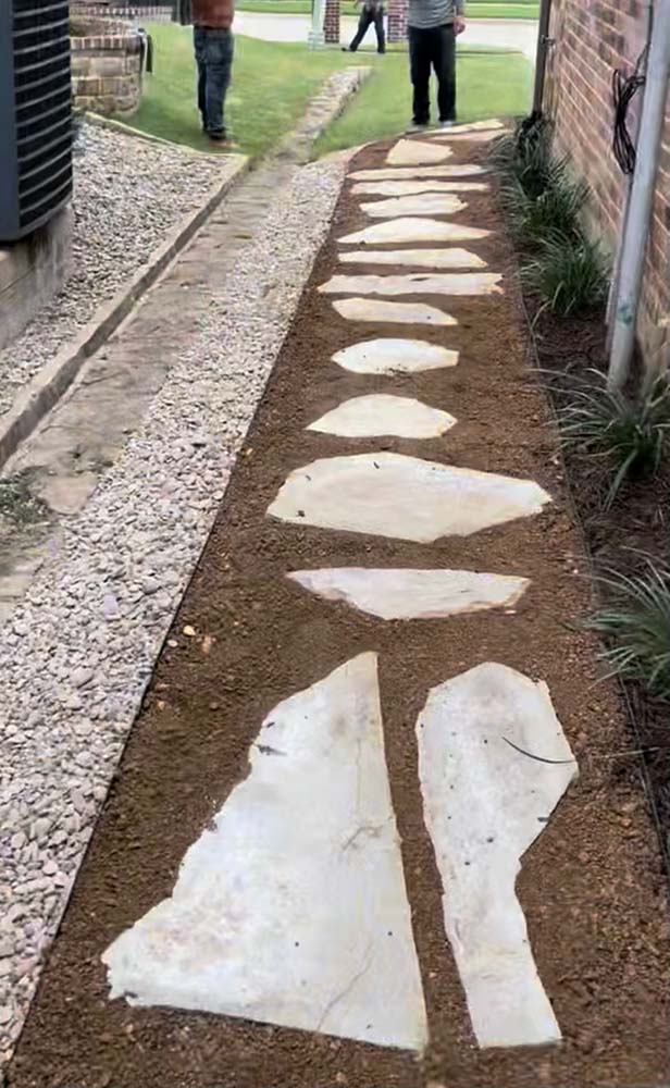 Side walkway project