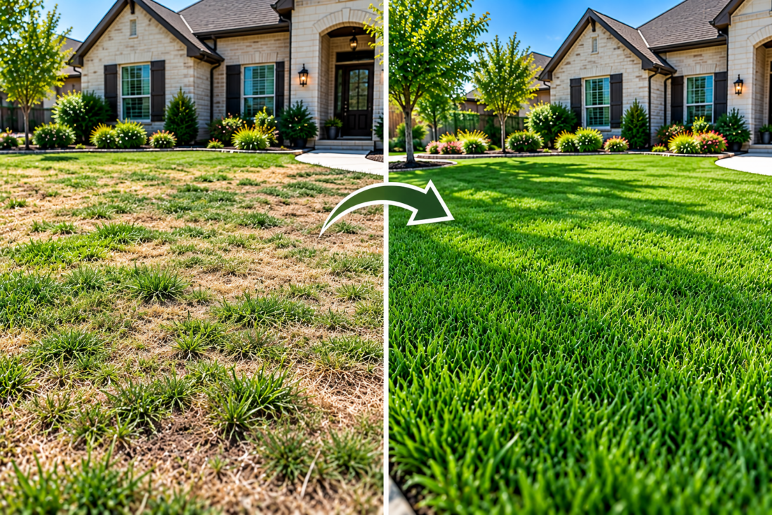 sod install before and after