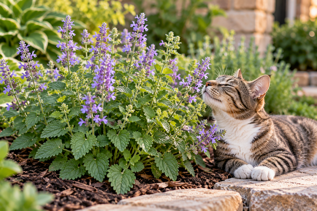 catnip in garden