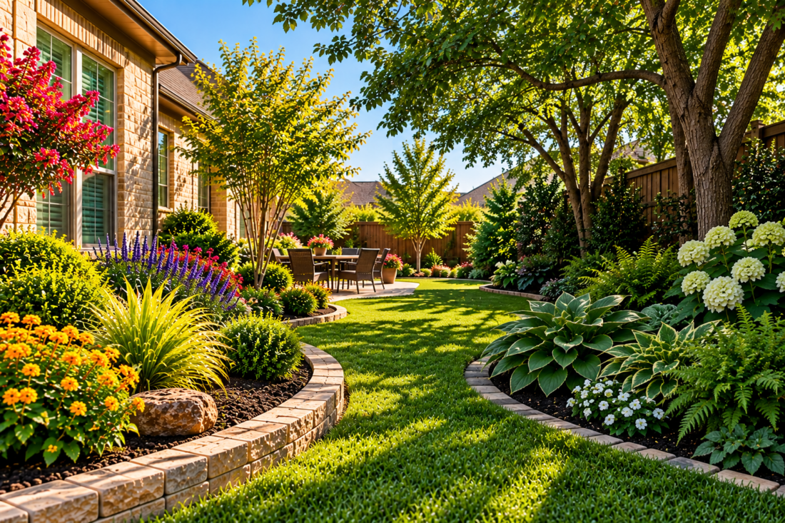 consider shade when landscaping