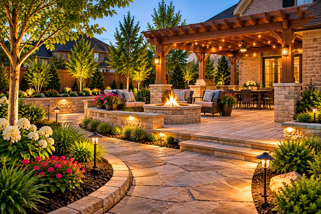 hardscaping little elm