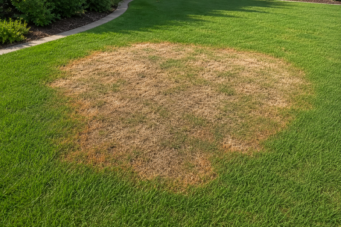 large patch lawn disease