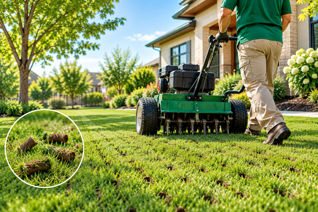 lawn aeration little elm
