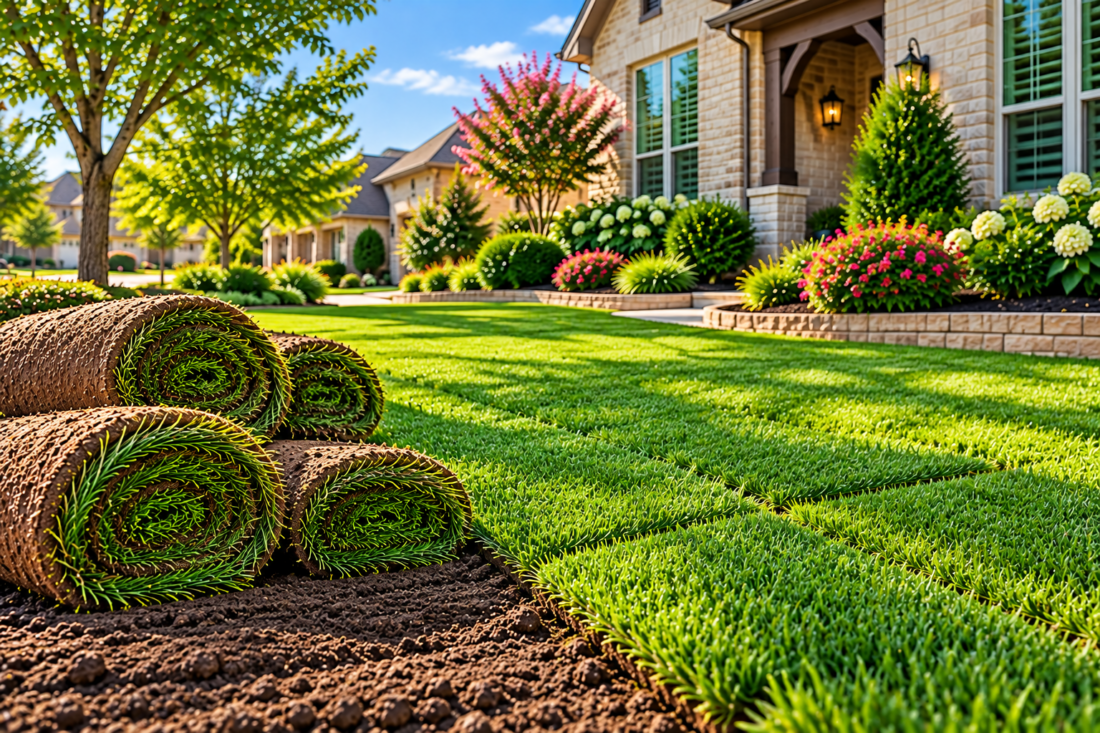 Little Elm Sod Installation- Premium Sod Varieties Installed