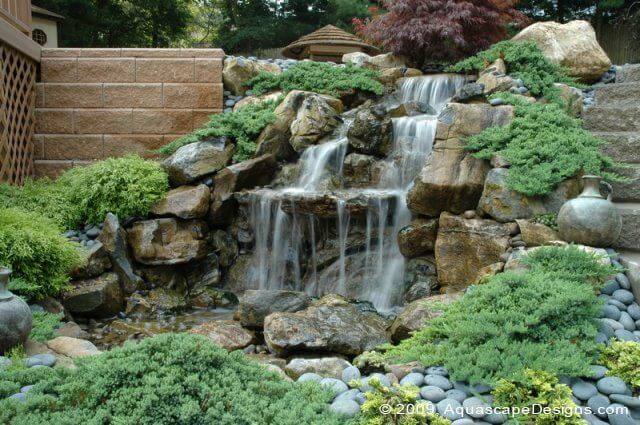 Making a Homemade Pondless Waterfall
