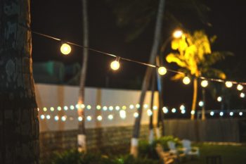 string lights outside